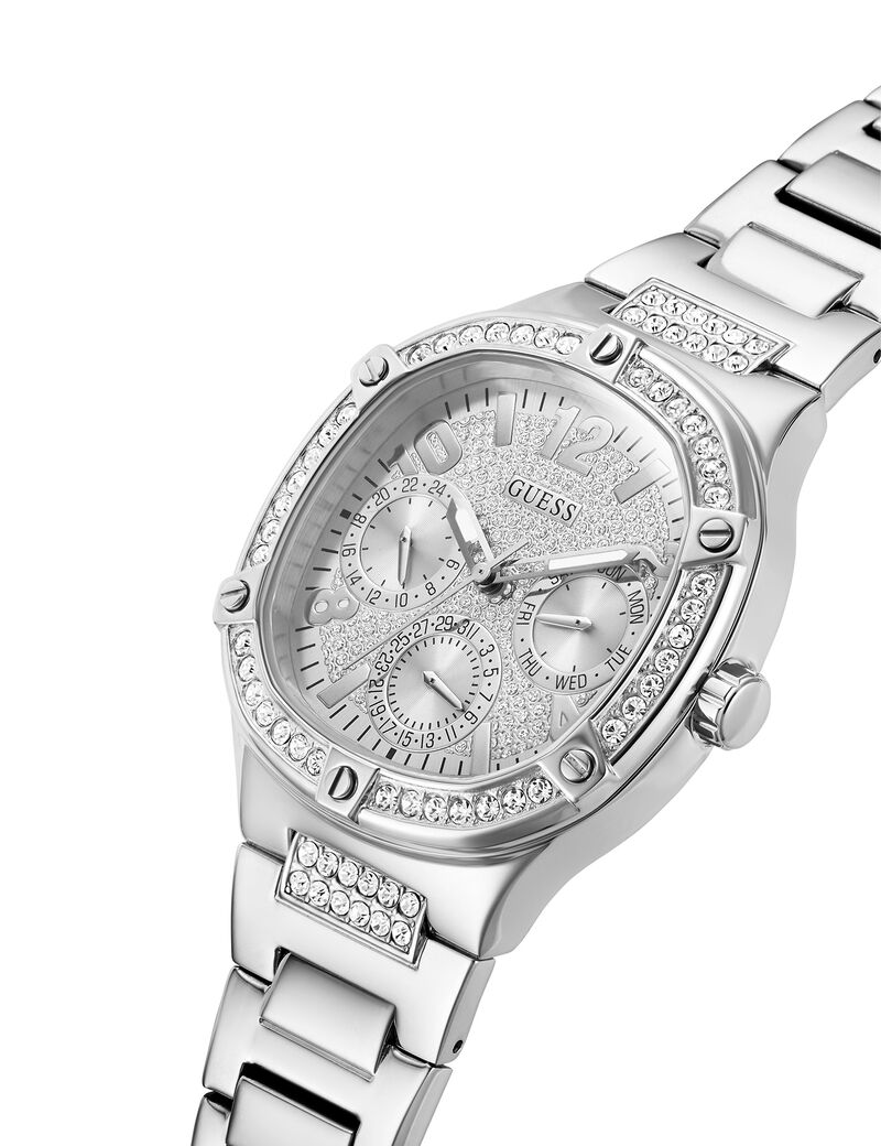 Silver Tone Multi-function Watch