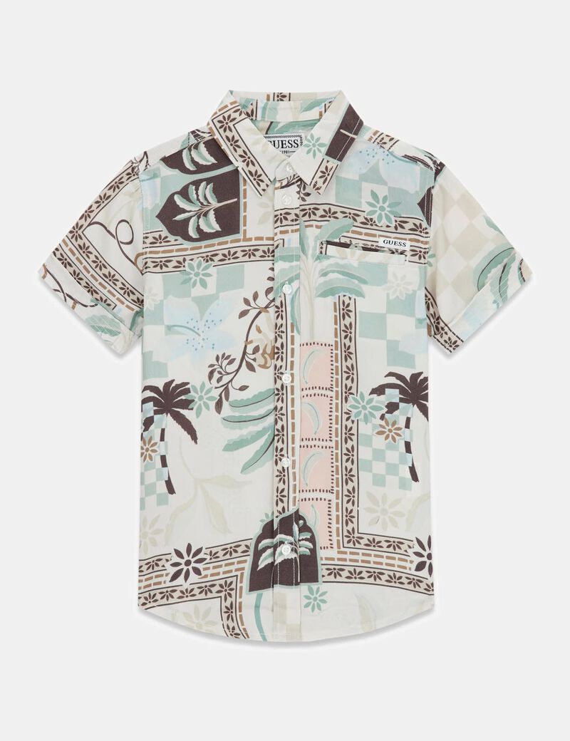 VISCOSE POPLIN SS SHIRT