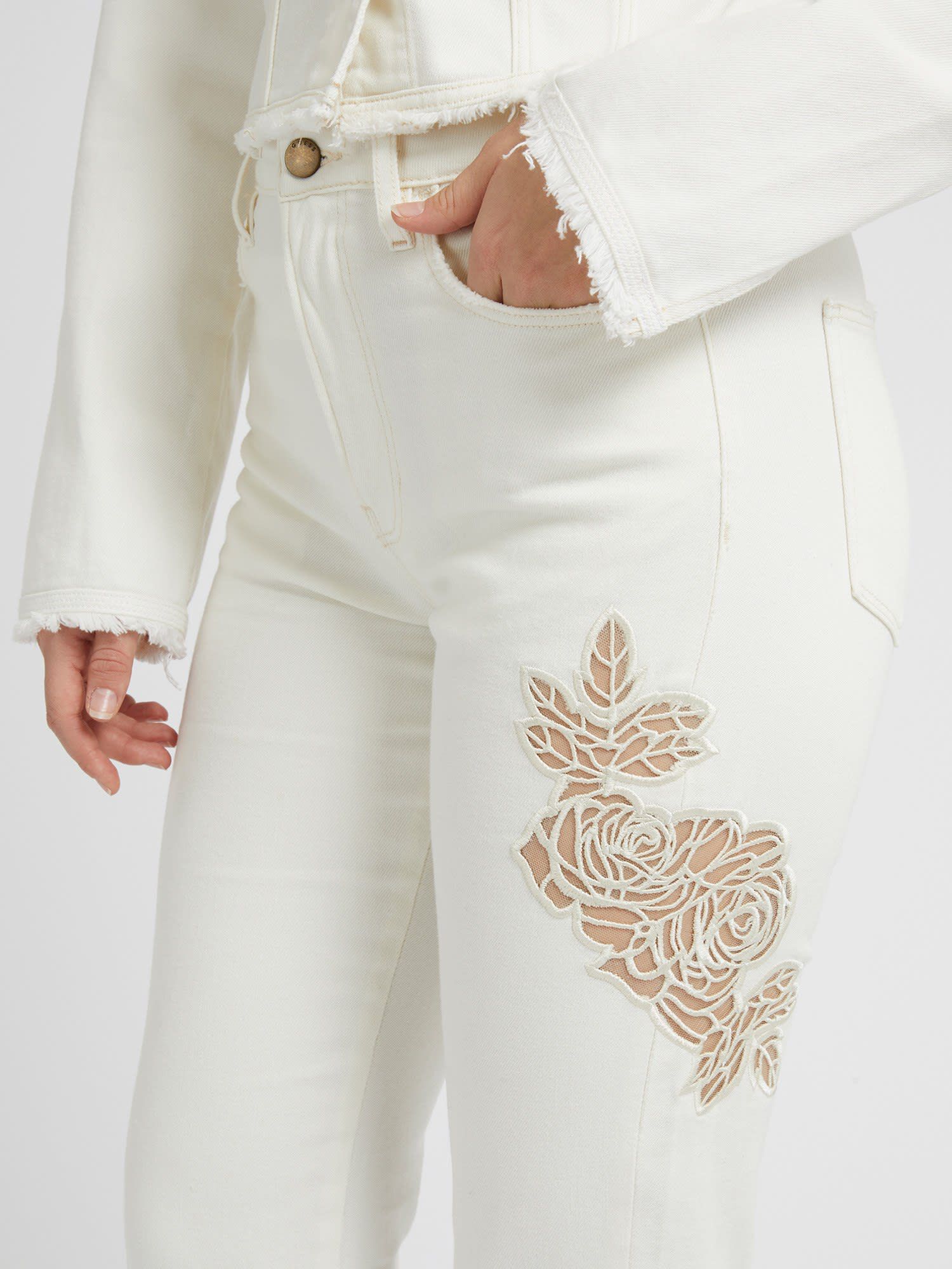 Guess embroidered clearance jeans