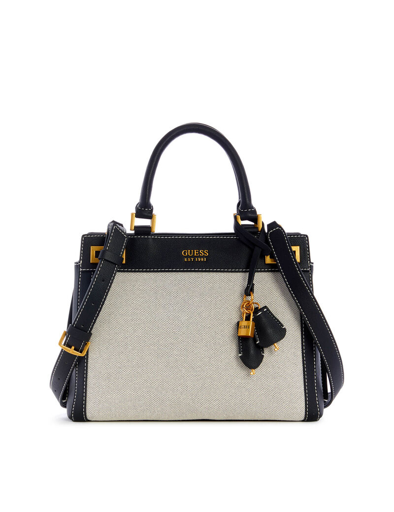 Shop GUESS Online Katey Canvas Katey Luxury Satchel