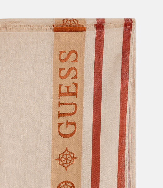4G peony logo scarf