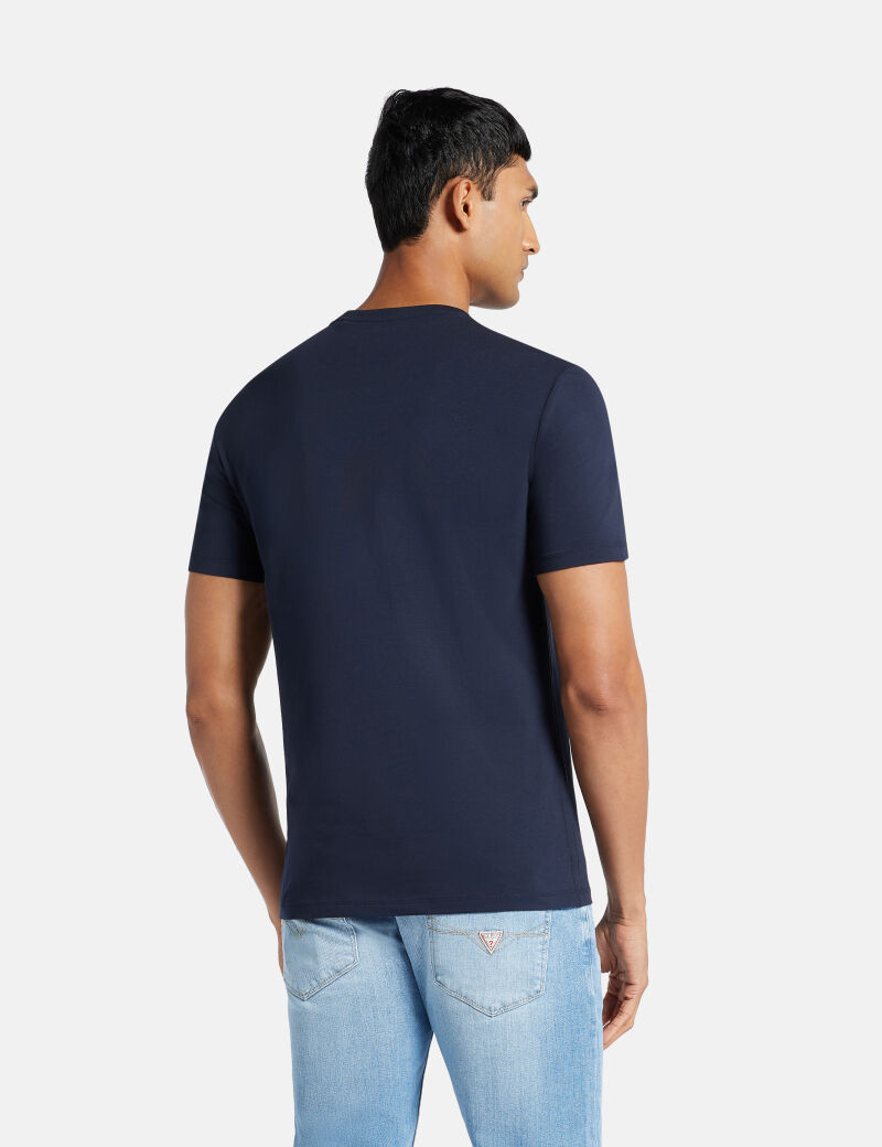 Flocked logo T-shirt