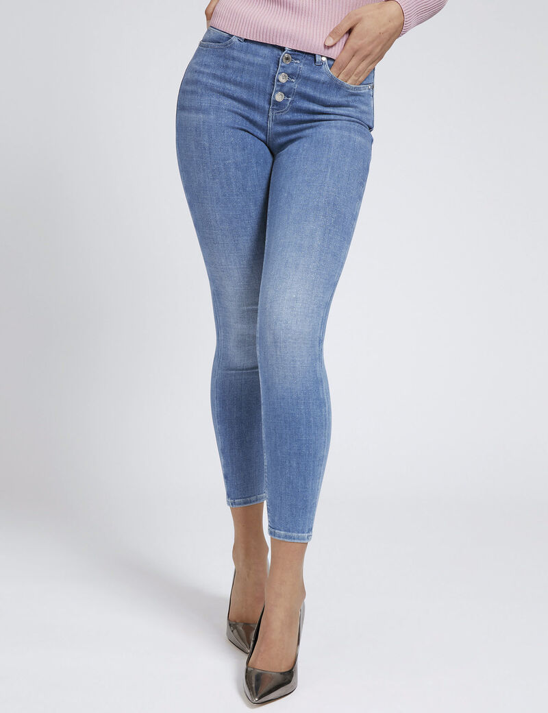 Glitter Skinny Fit Denim Pant