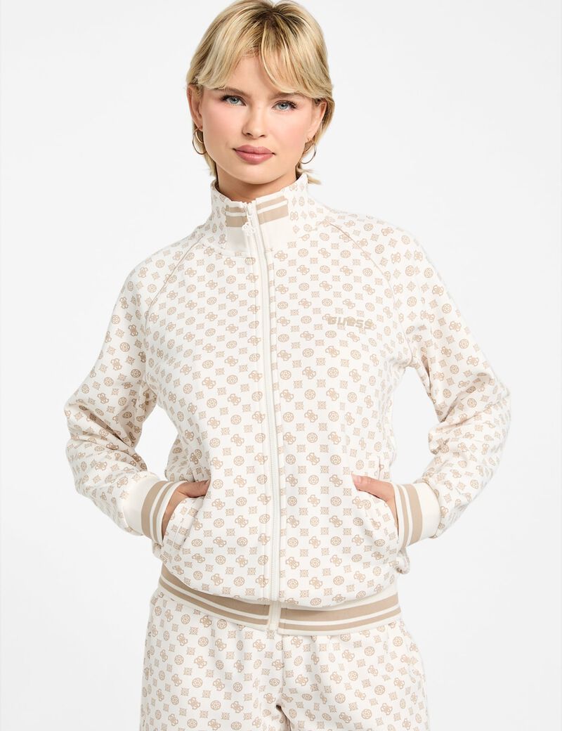 Full zip scuba sweatshirt