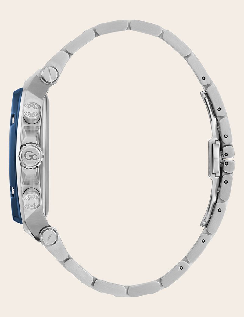GC steel chronograph watch