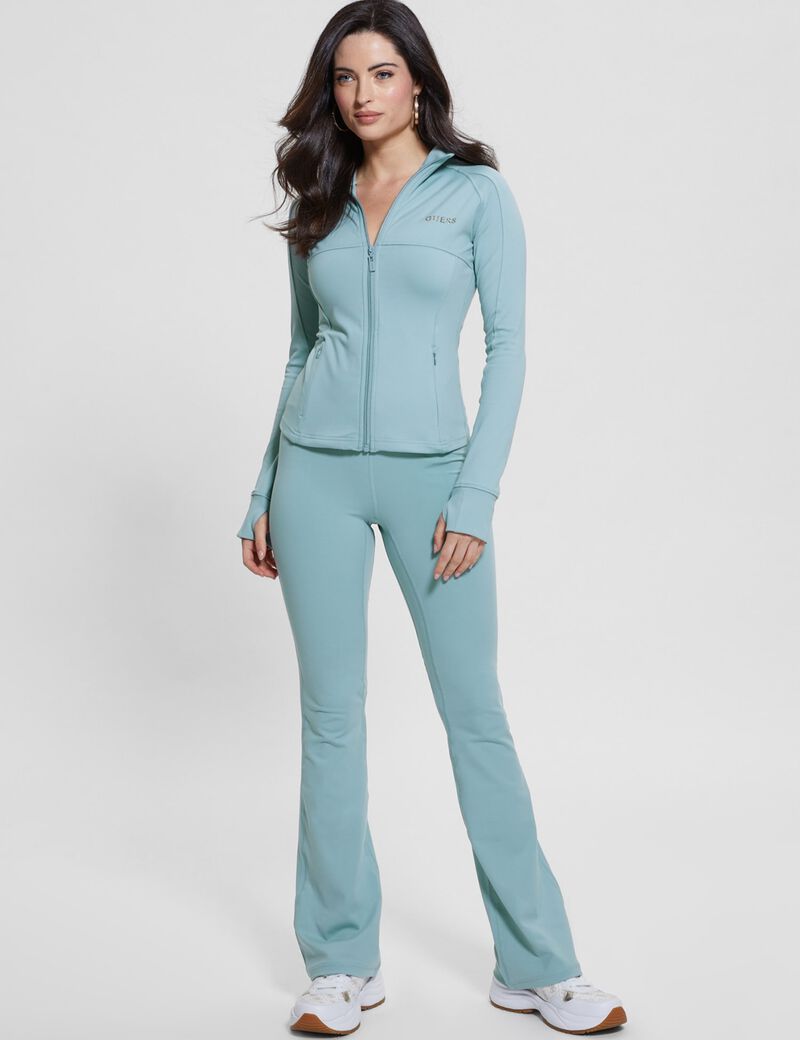 High rise flare legging
