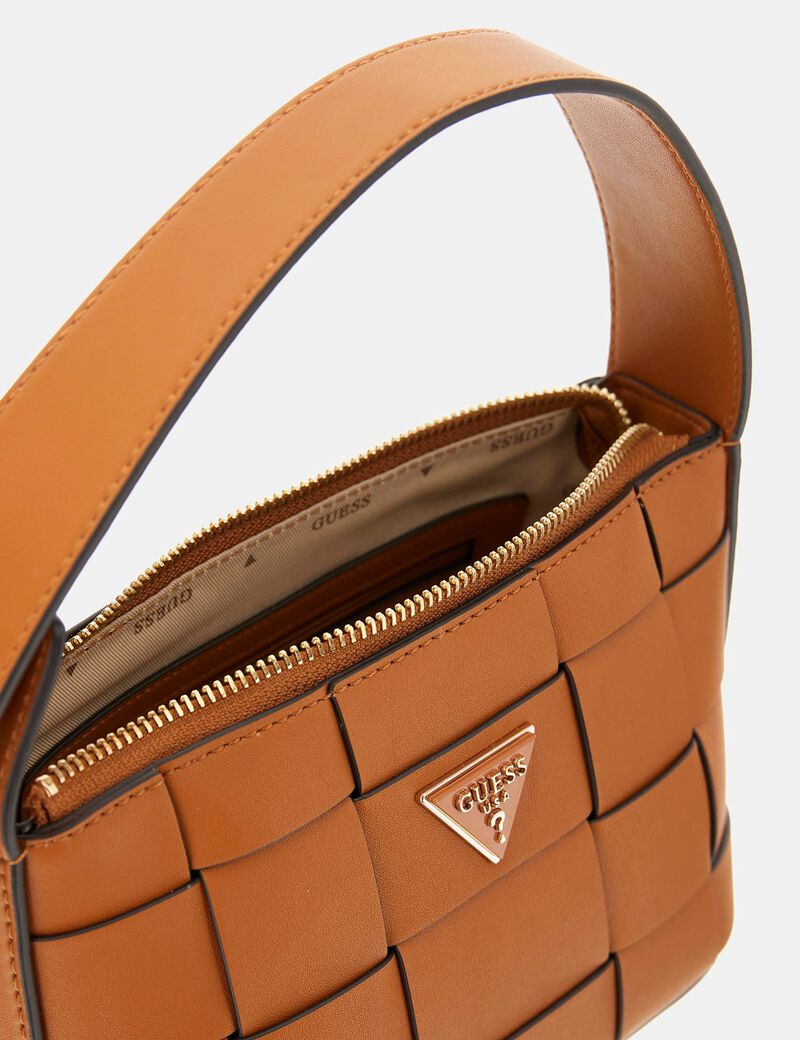 Maylee Woven Mini Hobo Bag