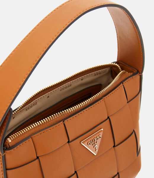 Maylee Woven Mini Hobo Bag