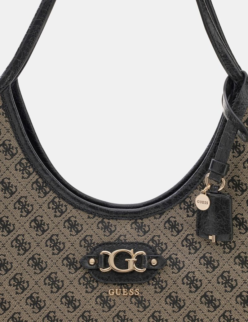 guess samantha logo tote bag