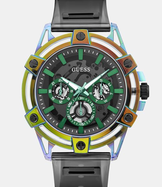 Mens Black Multi-function Watch