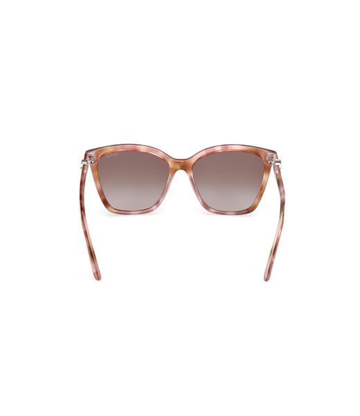 Square gradient brown smoke sunglasses