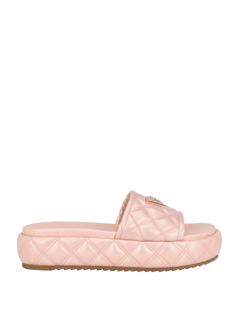 Longo Quilted Flatform Slides