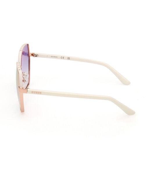 Geometric Full Rim Sunglasses