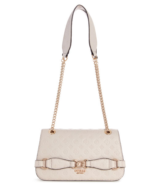 Arlena logo convertible crossbody flap