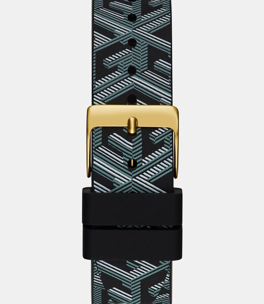 Analogue watch with G Cube logo detail