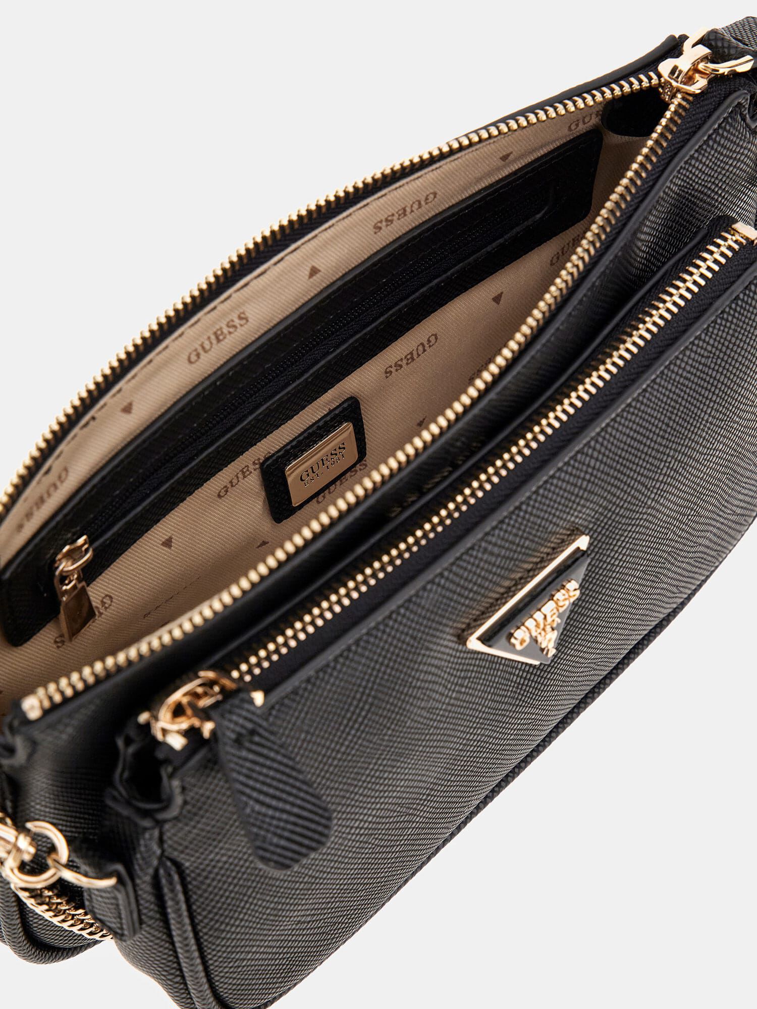 Shop GUESS Online Noelle Saffiano Mini Crossbody Bag