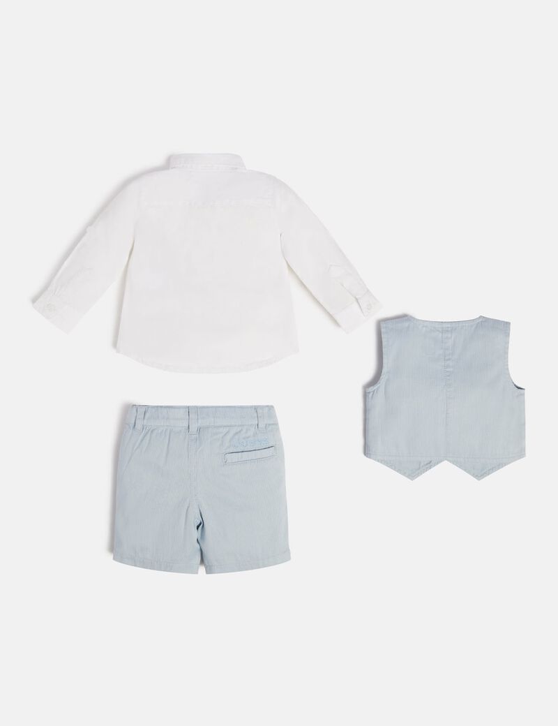 Vest Shirt And Pant Set