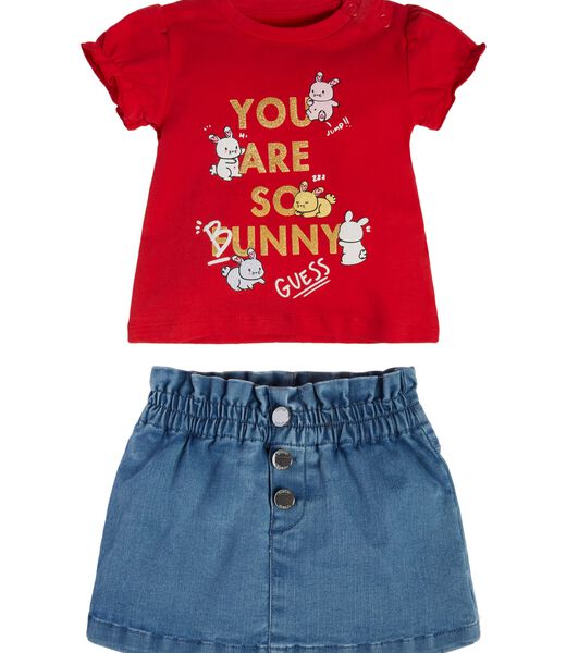 T-shirt Skirt Set