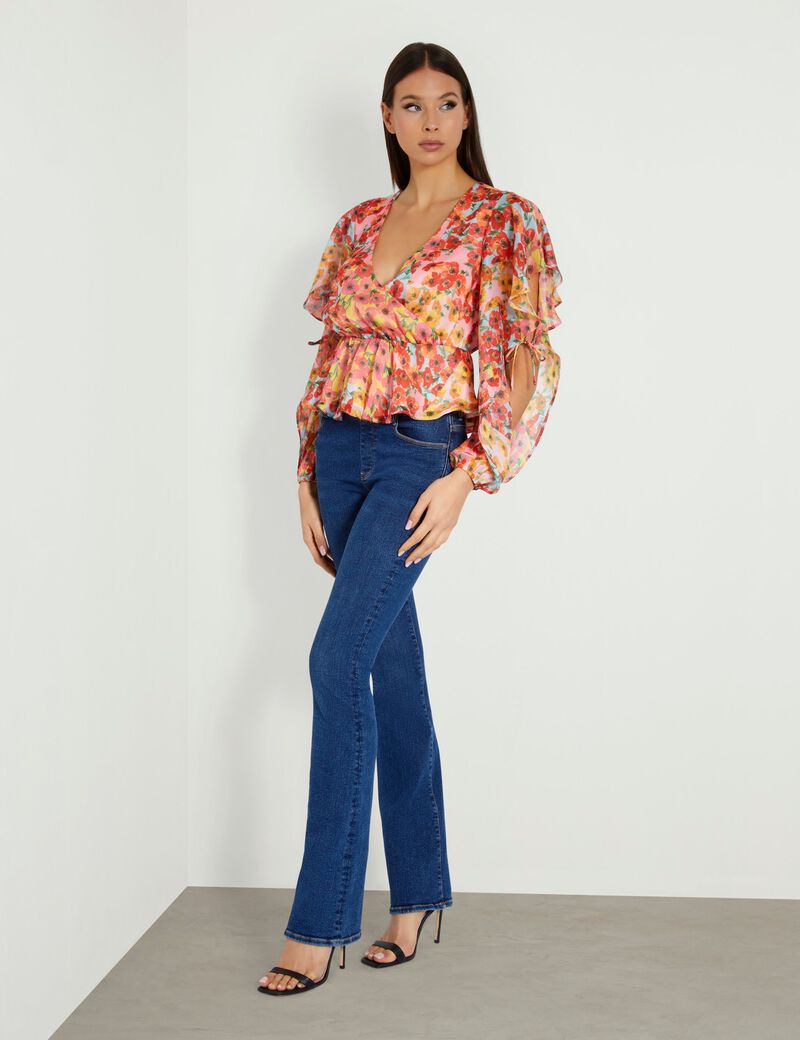 All over print blouse