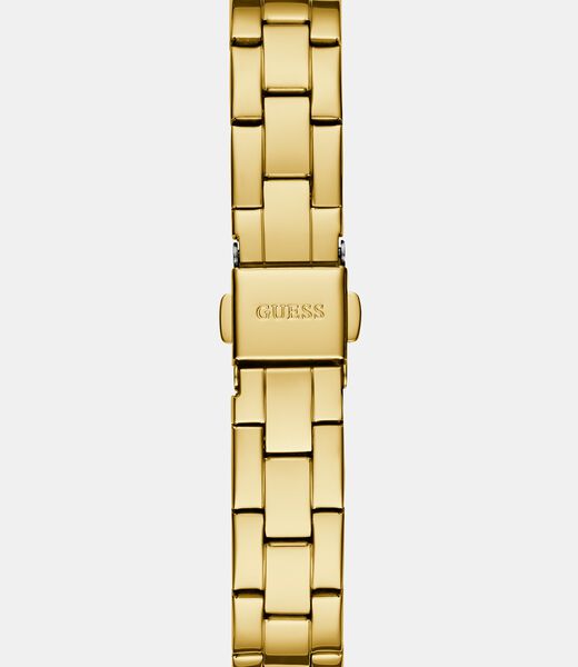 Analogue watch with crystal appliqué