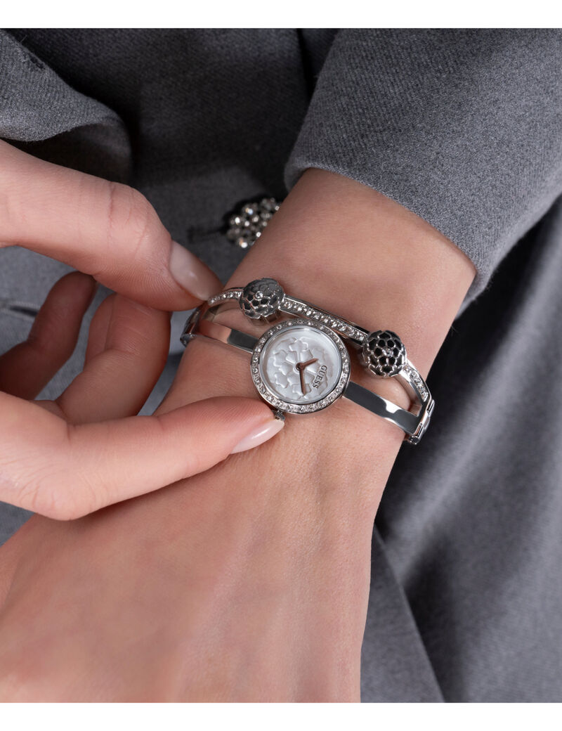 Ladies Silver Tone Analog Watch