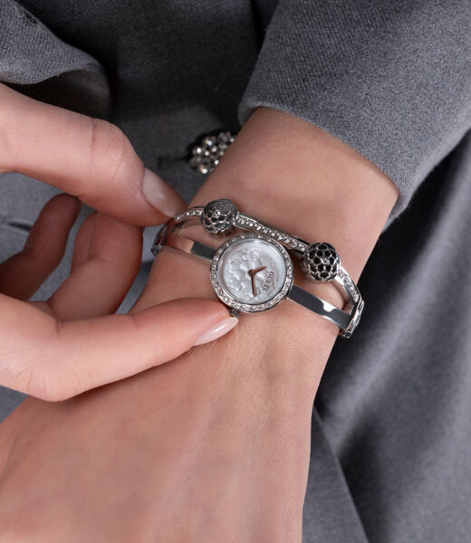 Ladies Silver Tone Analog Watch