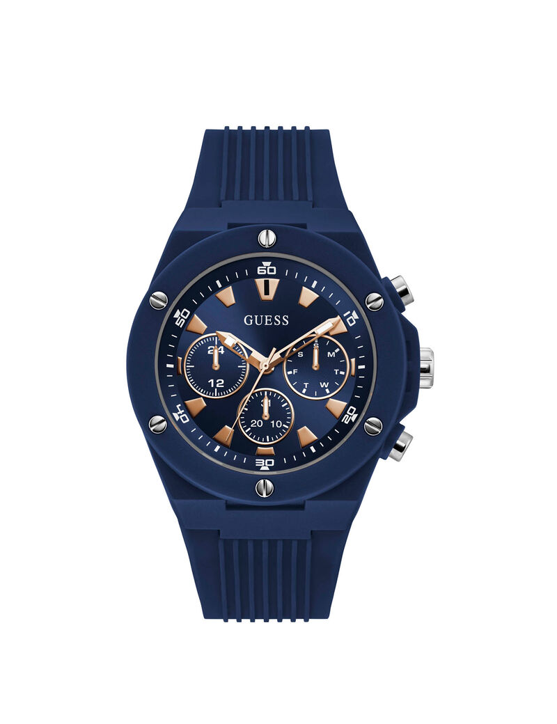 Navy Blue Multifuction Watch