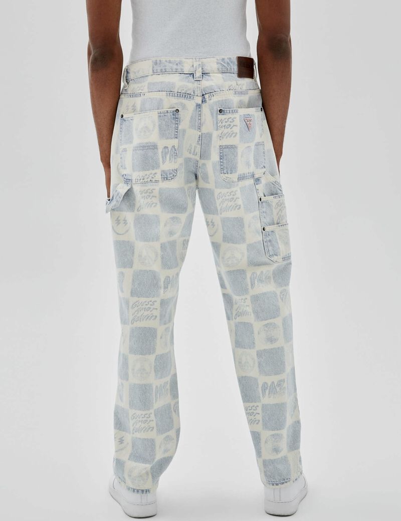 J Balvin Cargo Denim Pant