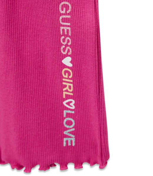guess set rib ss t shirt   rib short