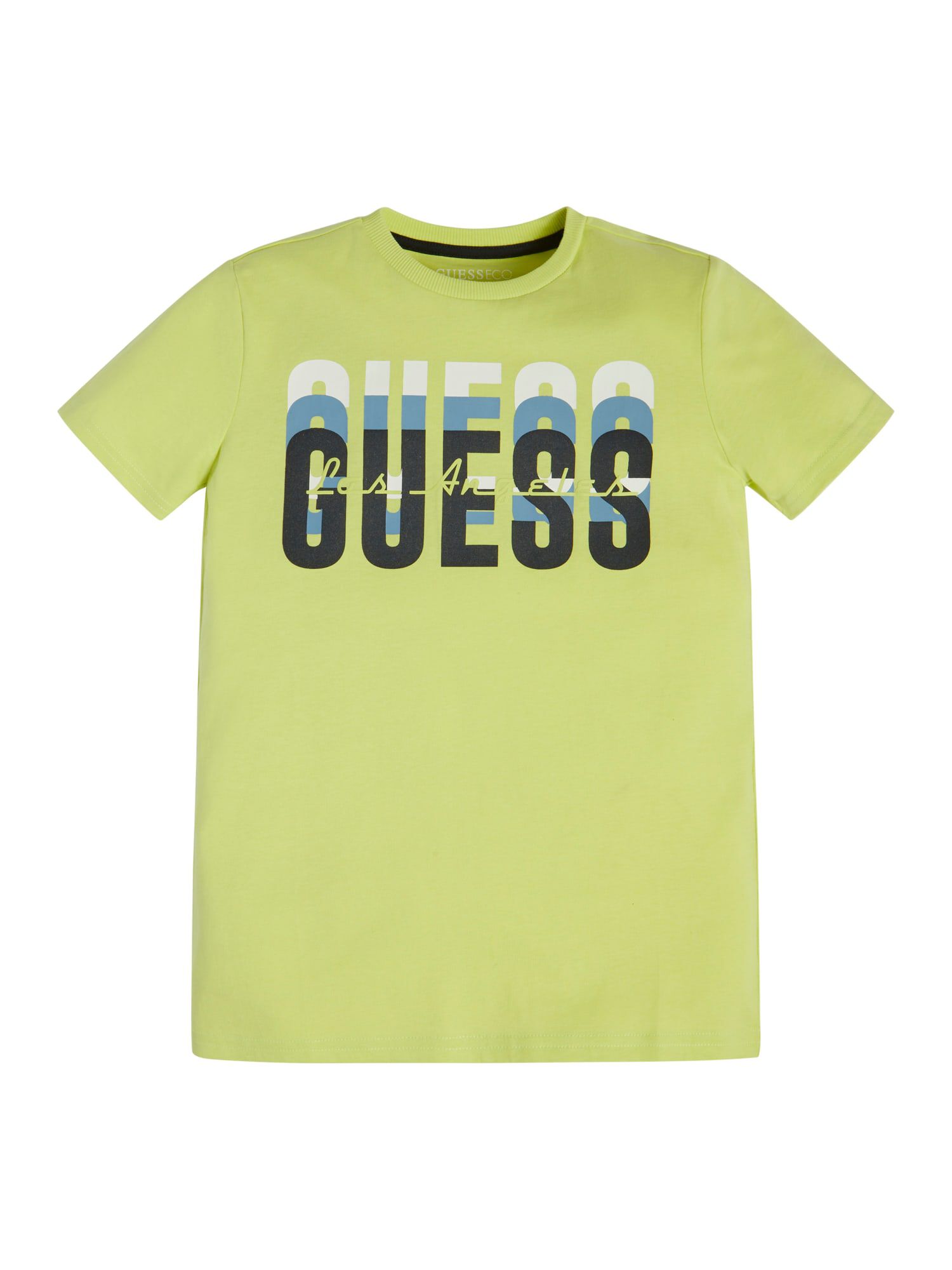 T shirt guess jaune 2025