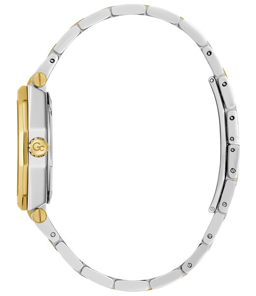 Gc Specials Women S 763 Mvmt Green Dail 10 Amt Silver Yellow Gold Stainless Steel Brct