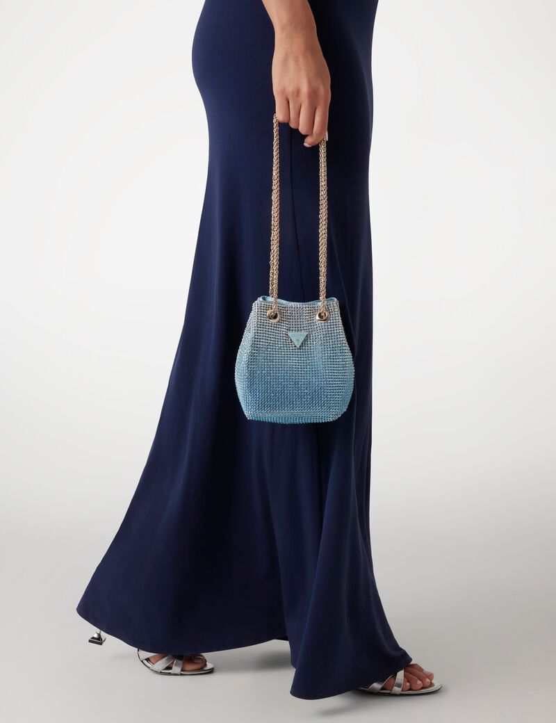 Zalina Rhinestone Mini Handbag