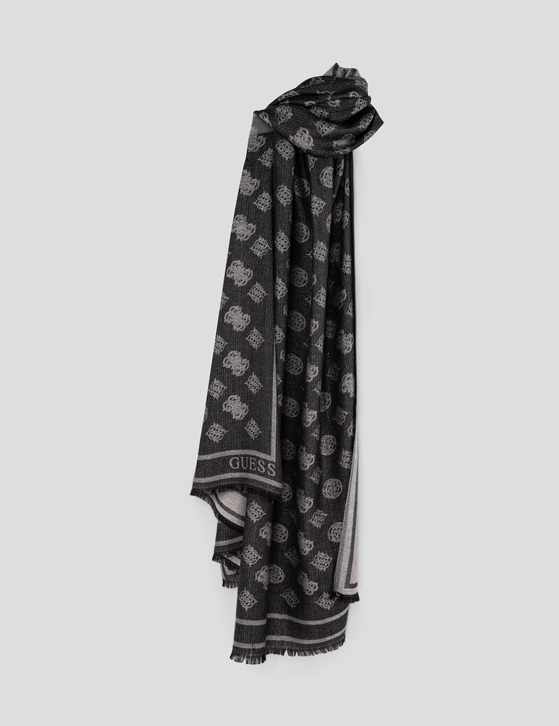 guess 4g logo scarf