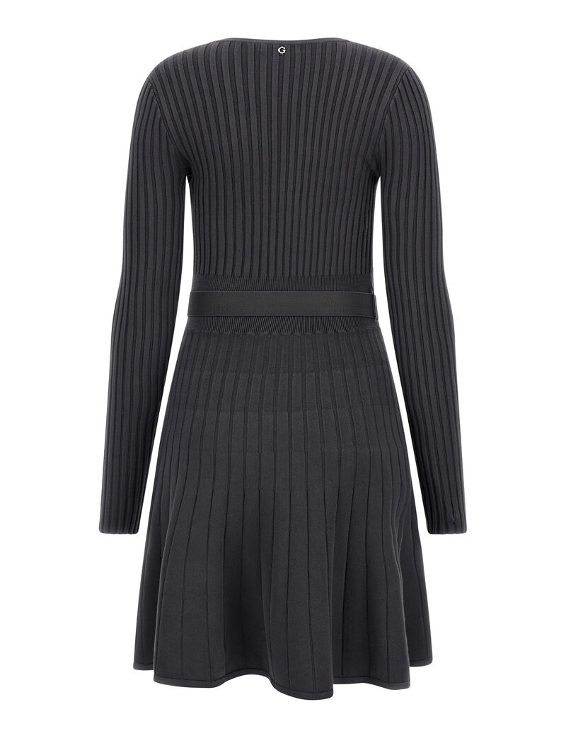 Long-Sleeve Knit Dress