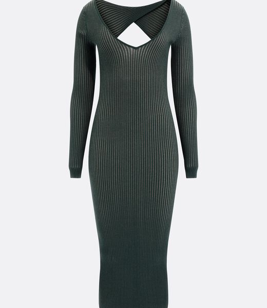 Back Cut-Out Sweater Dress