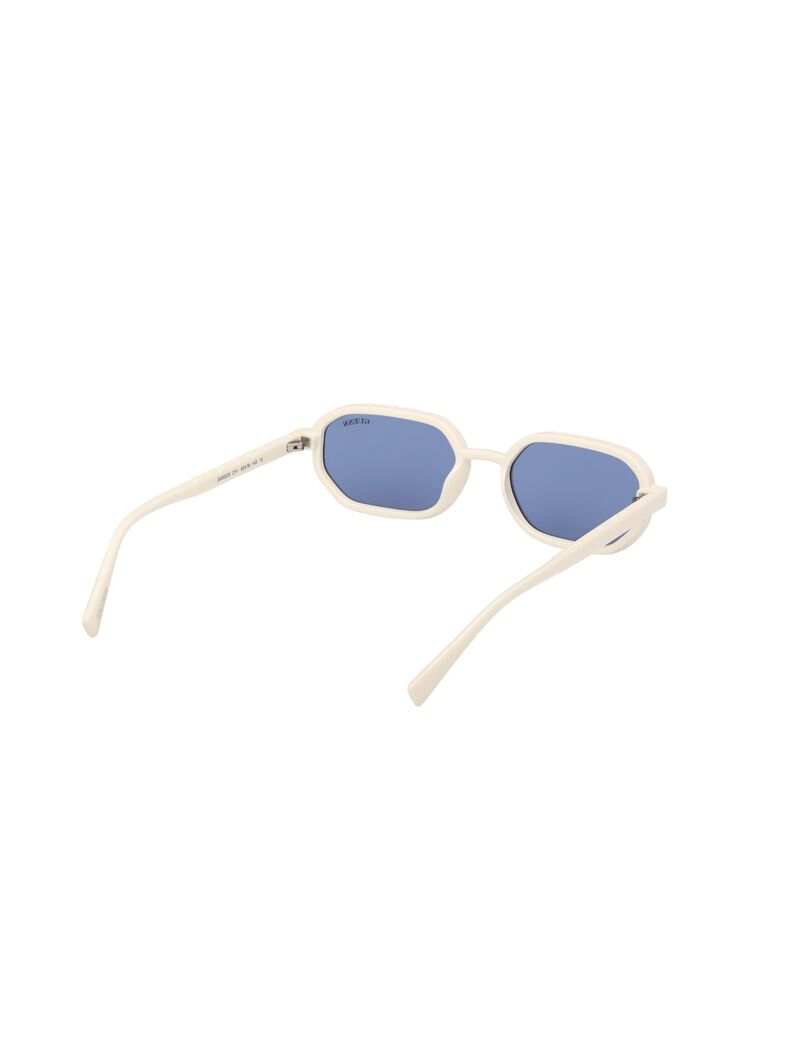 Geometric full rim sunglasses