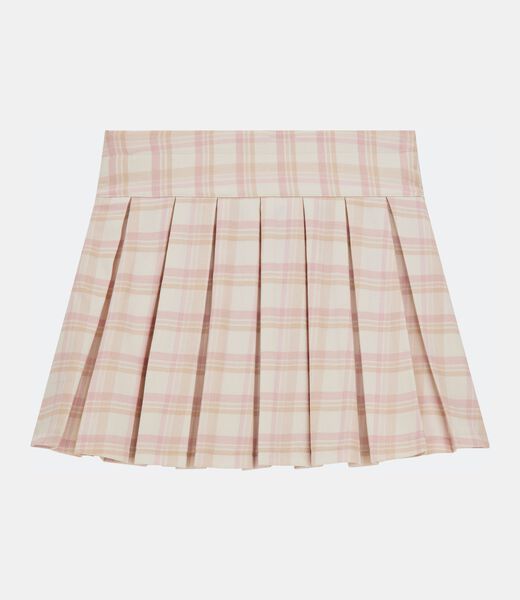 Pleated mini skirt