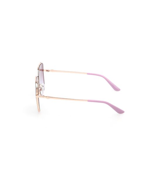 Butterfly beige gradient smoke sunglasses