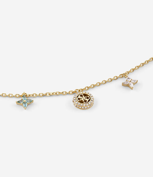 16-18" flower charms necklace