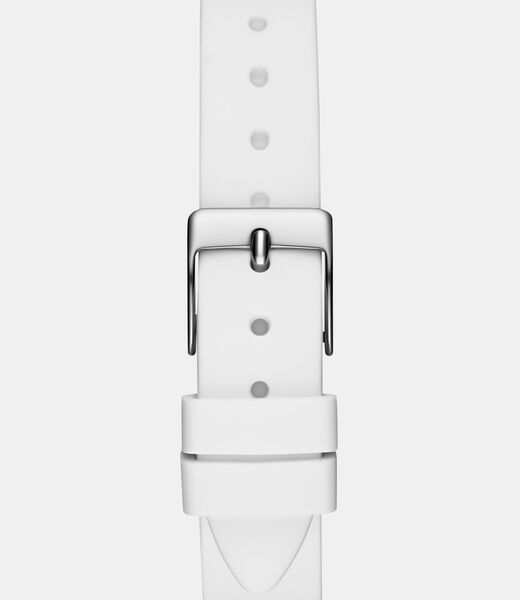 Ladies White 2-Tone Analog Watch