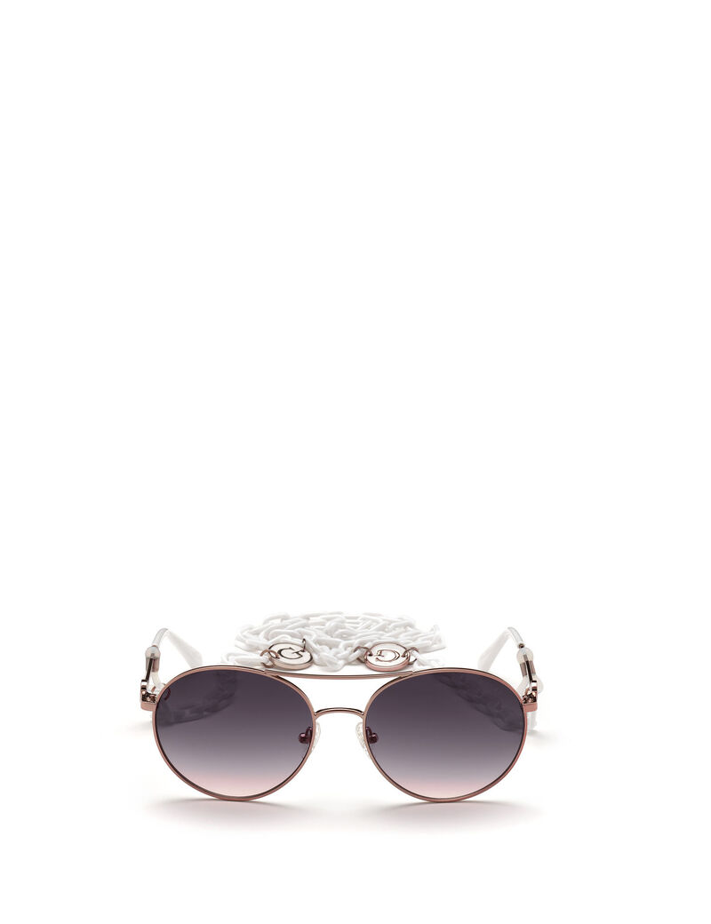 Round Aviator Sunglasses