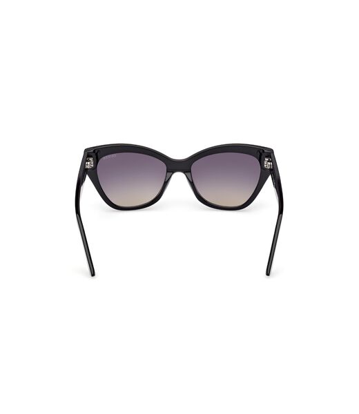 Square black gradient smoke sunglasses