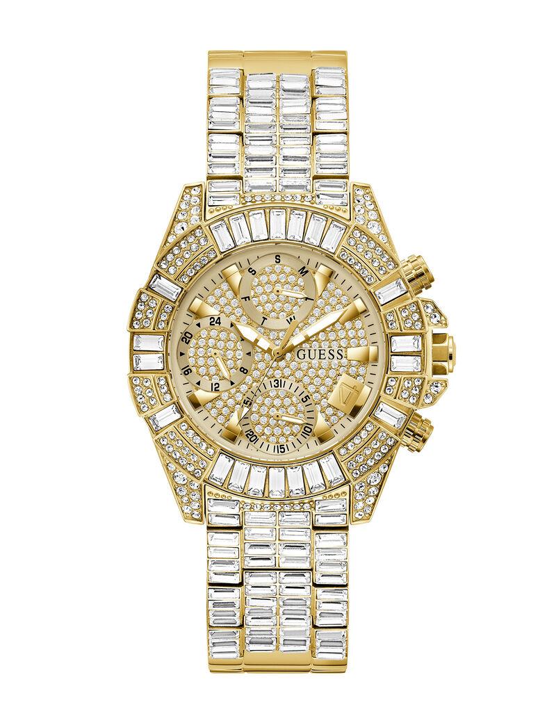 Crystal multi-function watch