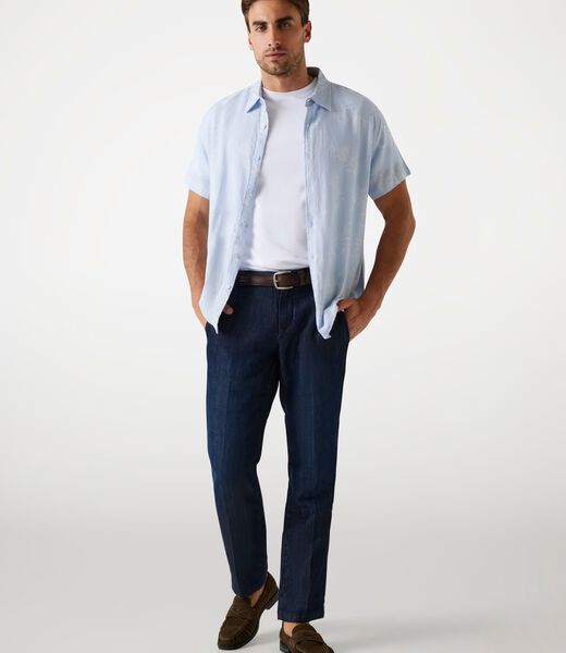 Jacquard Lyocell-blend shirt