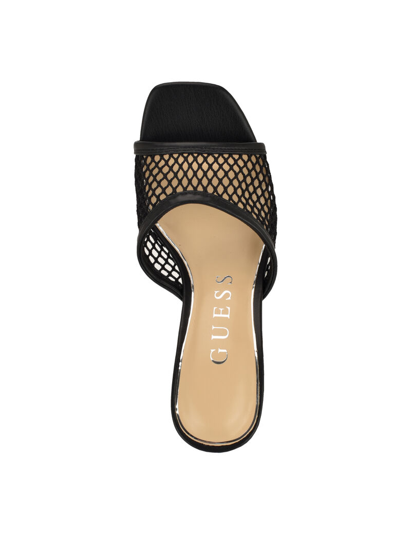 Kebba Mesh Squared Toe Slip-On Dress Sandals