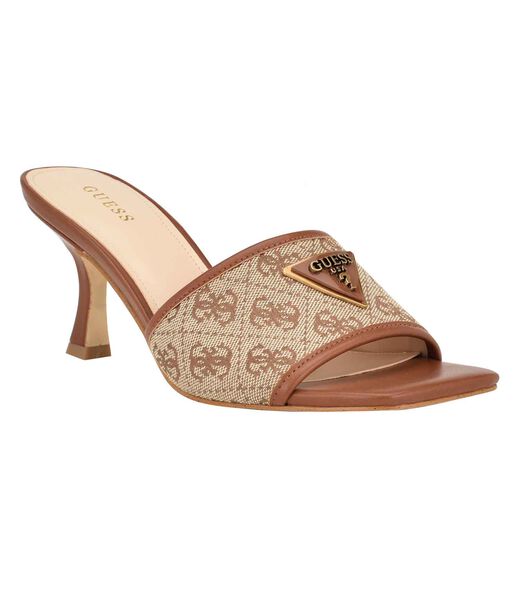 Logo Heel Sandals