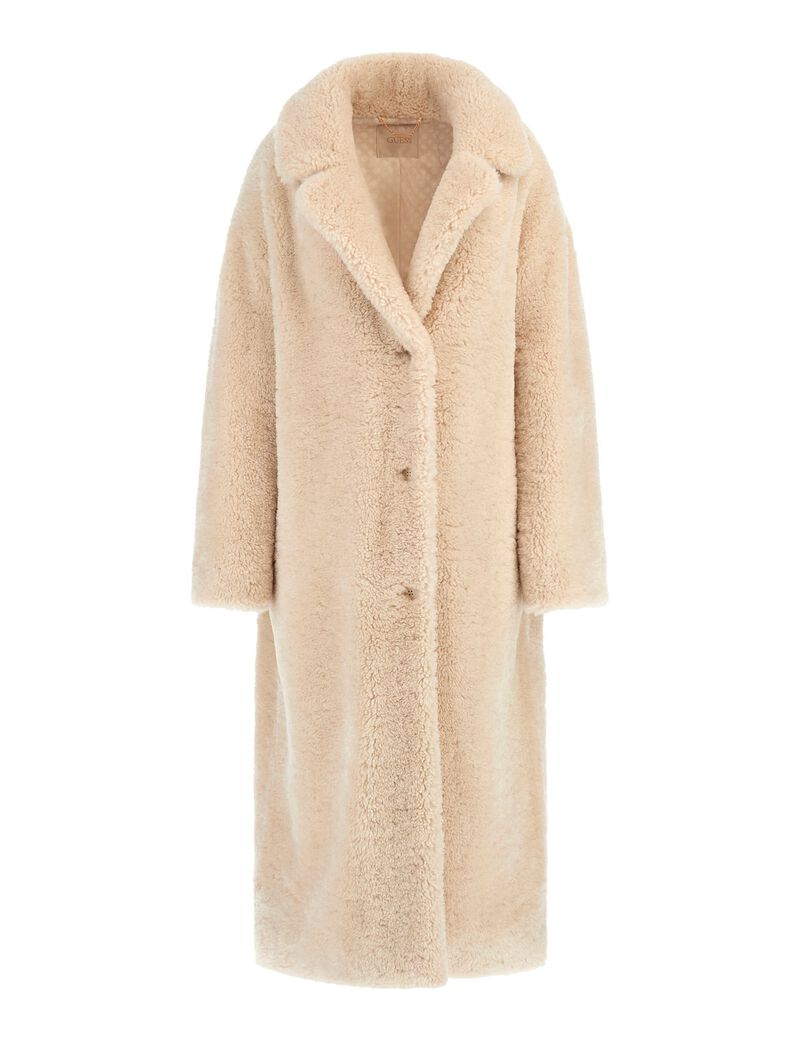 Faux fur coat