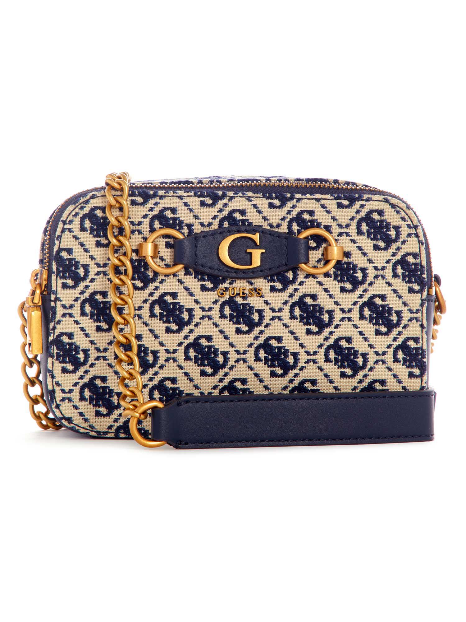 GUESS borsa a tracolla Izzy Camera Bag Latte Logo / Brown