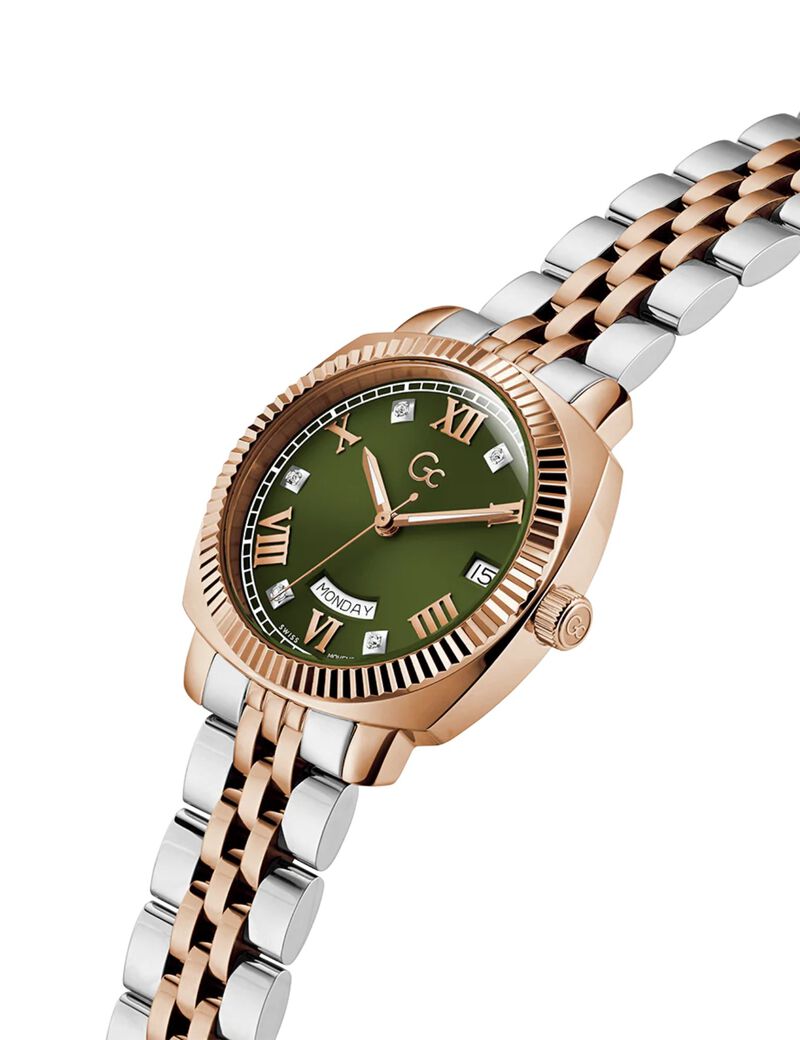 Gc Flair Coussin Lady mid size metal watch