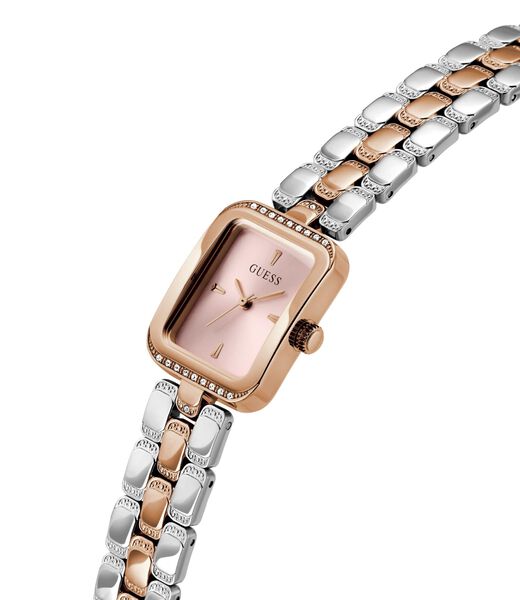 Ladies 2-Tone Rose Gold Tone Analog Watch